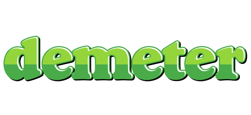 Demeter apple logo