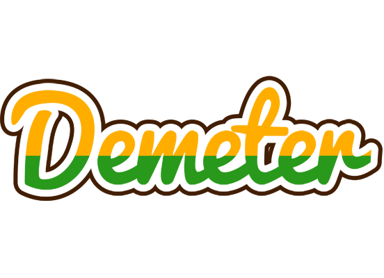 Demeter banana logo