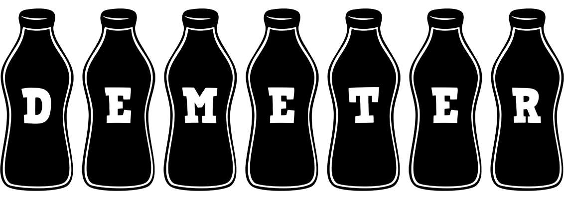 Demeter bottle logo