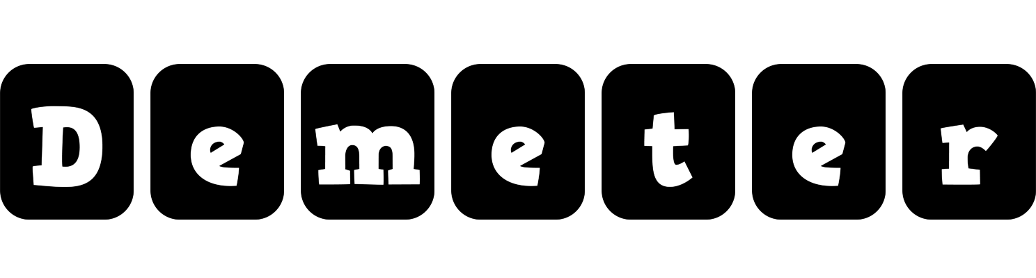 Demeter box logo