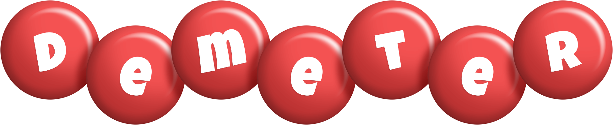 Demeter candy-red logo