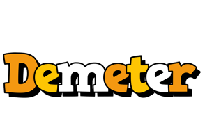 Demeter cartoon logo