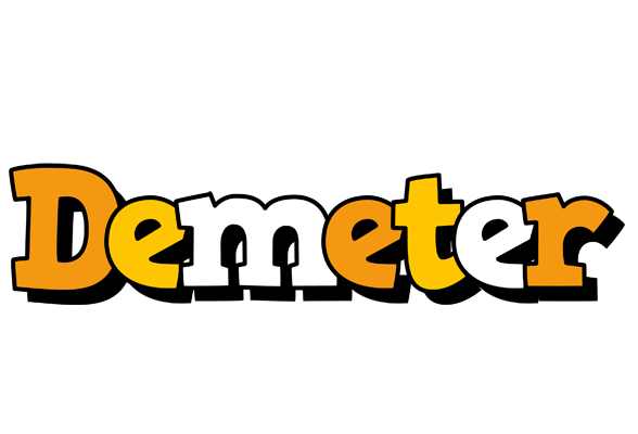 Demeter cartoon logo