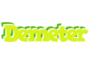 Demeter citrus logo