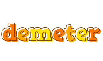 Demeter desert logo