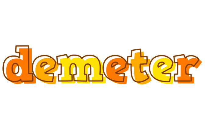 Demeter desert logo