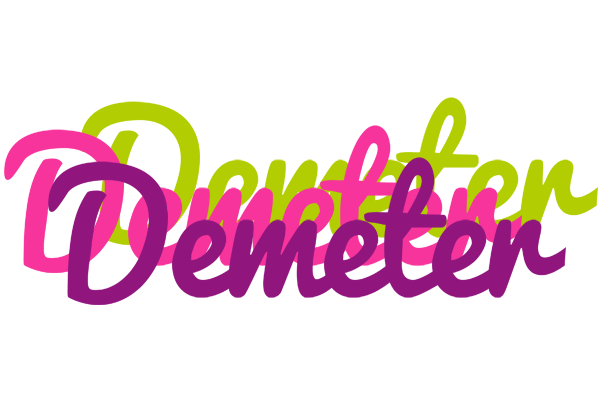 Demeter flowers logo