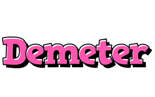 Demeter girlish logo