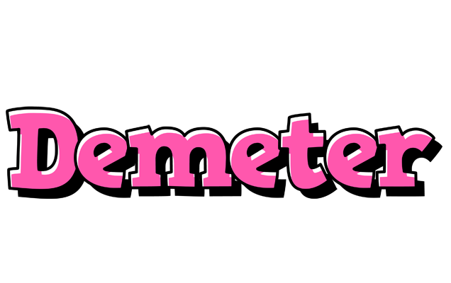 Demeter girlish logo