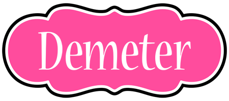 Demeter invitation logo