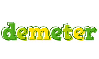 Demeter juice logo