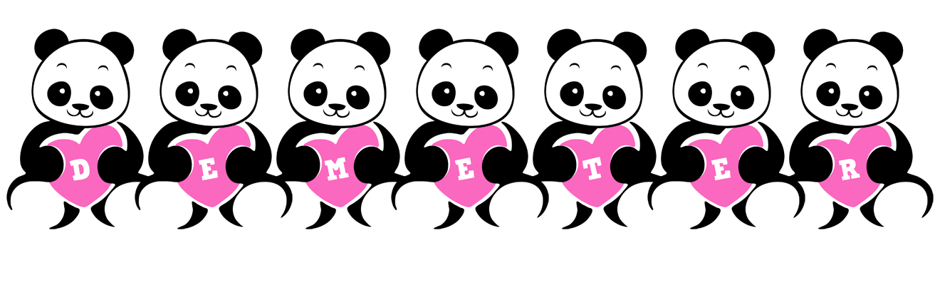 Demeter love-panda logo