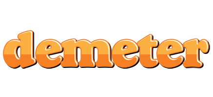 Demeter orange logo