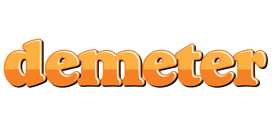 Demeter orange logo