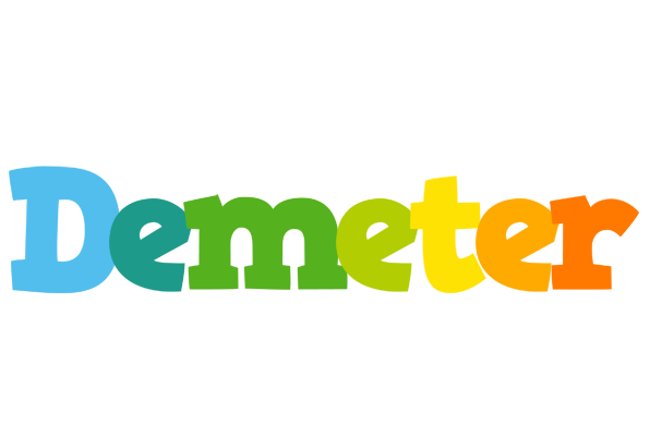 Demeter rainbows logo