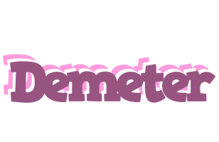 Demeter relaxing logo