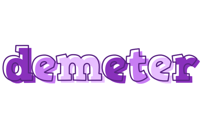 Demeter sensual logo