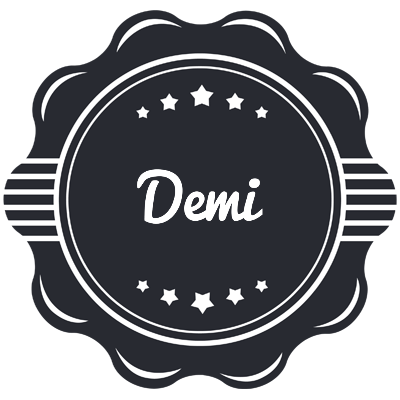 Demi badge logo