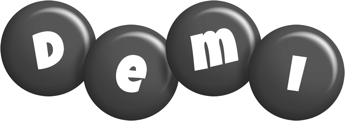 Demi candy-black logo