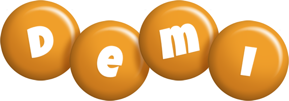 Demi candy-orange logo