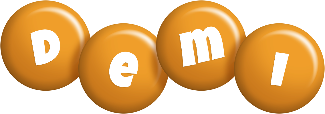 Demi candy-orange logo