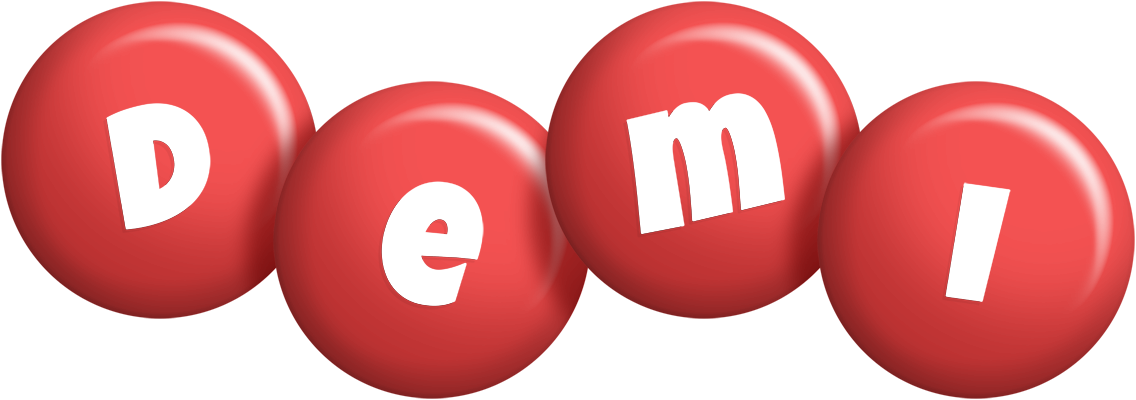 Demi candy-red logo