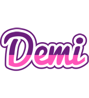 Demi cheerful logo