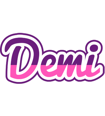 Demi cheerful logo