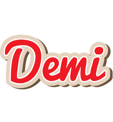 Demi chocolate logo