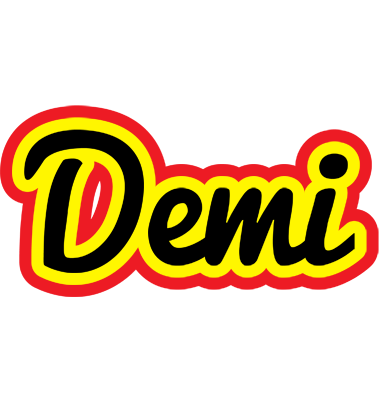 Demi flaming logo