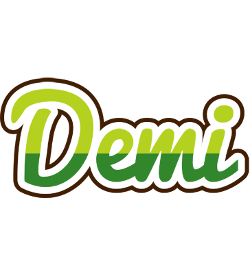 Demi golfing logo