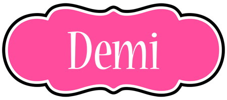 Demi invitation logo