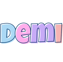 Demi pastel logo