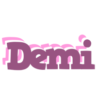 Demi relaxing logo