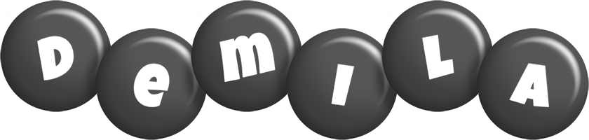 Demila candy-black logo