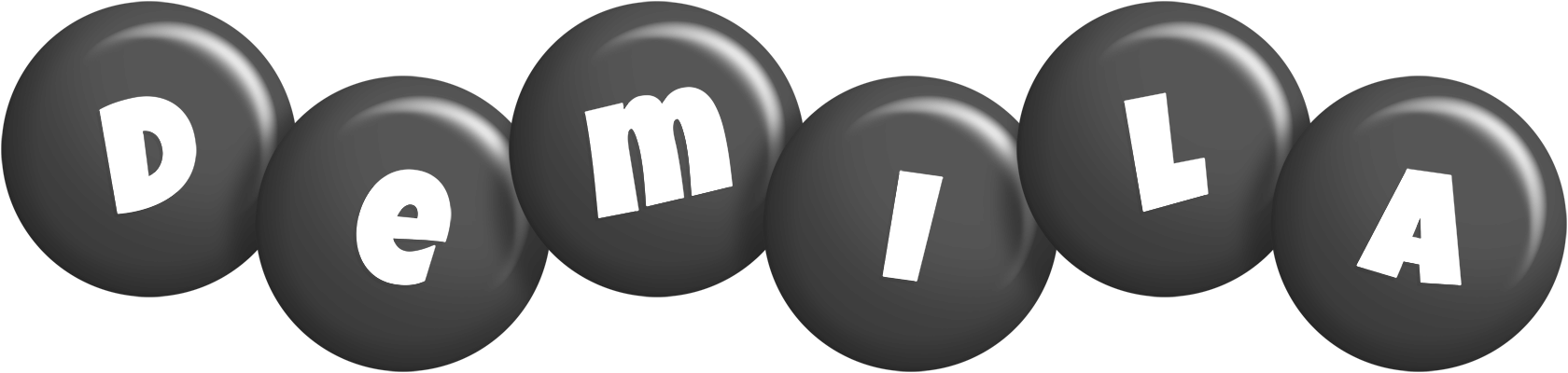 Demila candy-black logo