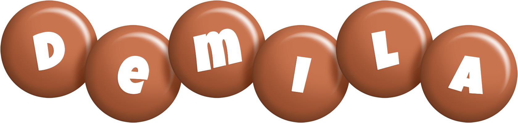 Demila candy-brown logo