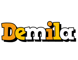 Demila cartoon logo