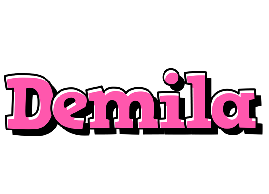 Demila girlish logo