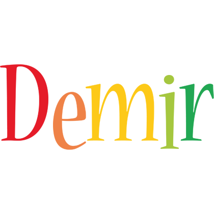 Demir birthday logo