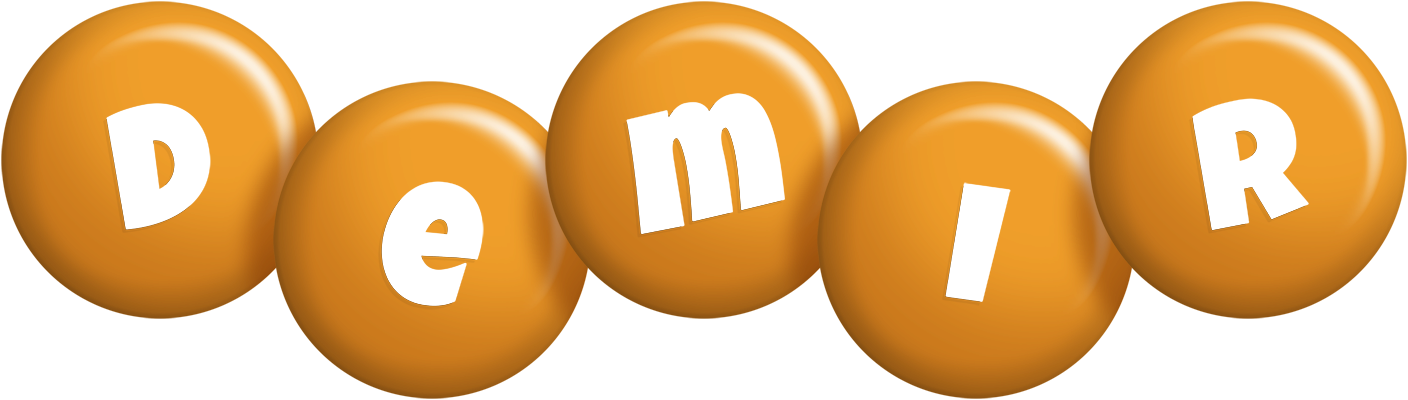 Demir candy-orange logo