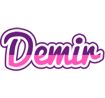 Demir cheerful logo