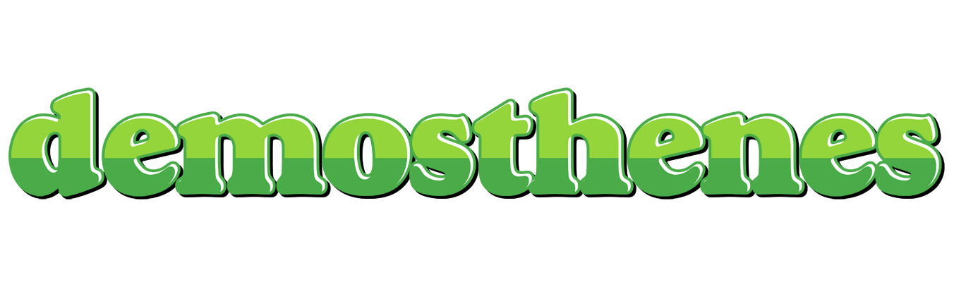 Demosthenes apple logo