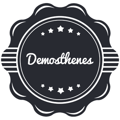 Demosthenes badge logo