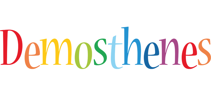Demosthenes birthday logo