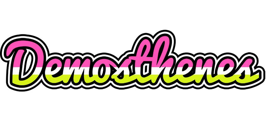 Demosthenes candies logo