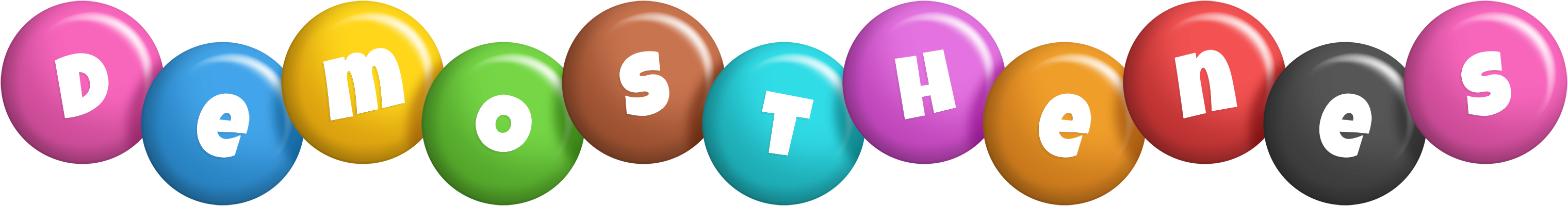 Demosthenes candy logo