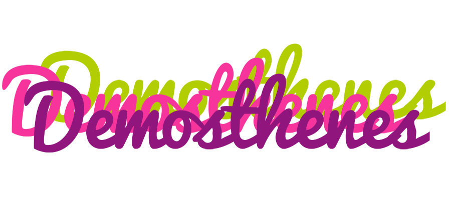 Demosthenes flowers logo