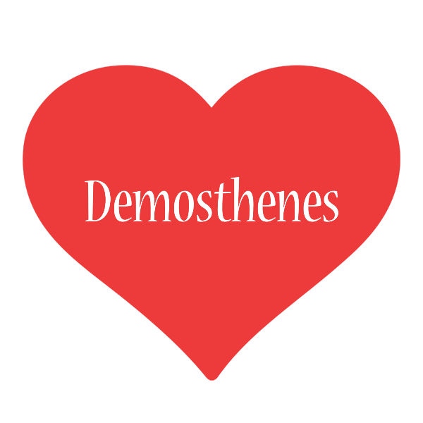 Demosthenes love logo