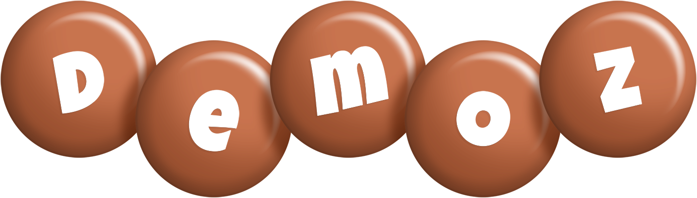 Demoz candy-brown logo